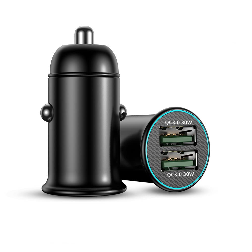 STHIRA Mini Car Charger with Dual-Output - Fast Charging 60w (USB 30W*2) Compatible with All Smartphones STHIRA Mini Car Charger with Dual-Output - Fast Charging 60w (USB 30W*2) Compatible with All Smartphones